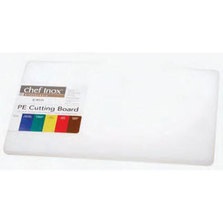Picture of Cutting Board Pe White W Hdl Chef Inox no handle