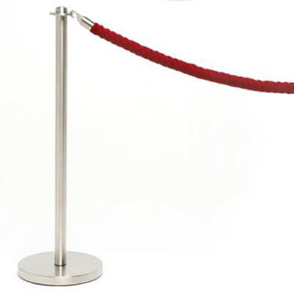 Picture of Queuing Stanchion In Brushed Finish