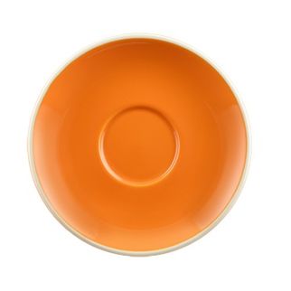Picture of Rockingham Long Black Saucer Orange