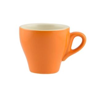 Picture of Rockingham Tulip Long Black Cup Orange 175ml