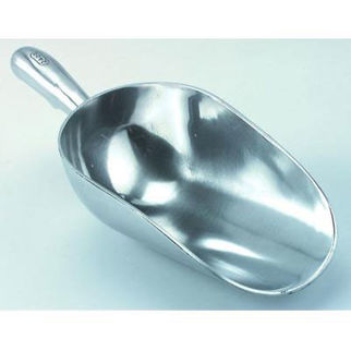 Picture of Round Bottom Aluminium Polished Bowl Scoop 147ml 5oz