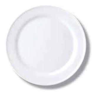 Picture of Round Plate 250mm Chelsea Raised Rim