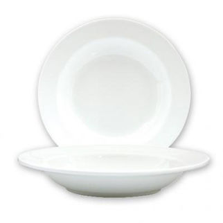 Picture of Ryner Bone China Soup Pasta Plate Wide Rim 230mm