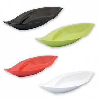 Picture of Ryner Melamine Leaf Bowl 500x240x60mm lime