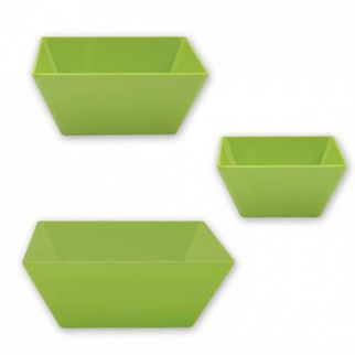 Picture of Ryner Melamine Square Bowl Lime 300x300mm