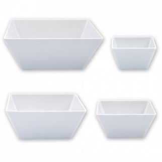 Picture of Ryner Melamine Square Bowl White 240x240mm