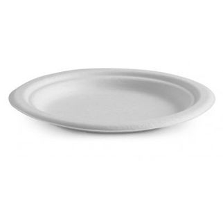 Picture of Biocane Round Plate White 7 Inch