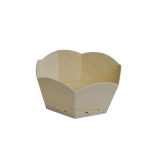 Picture of Wooden Hexagonal Server 80 x 80 x 45mm